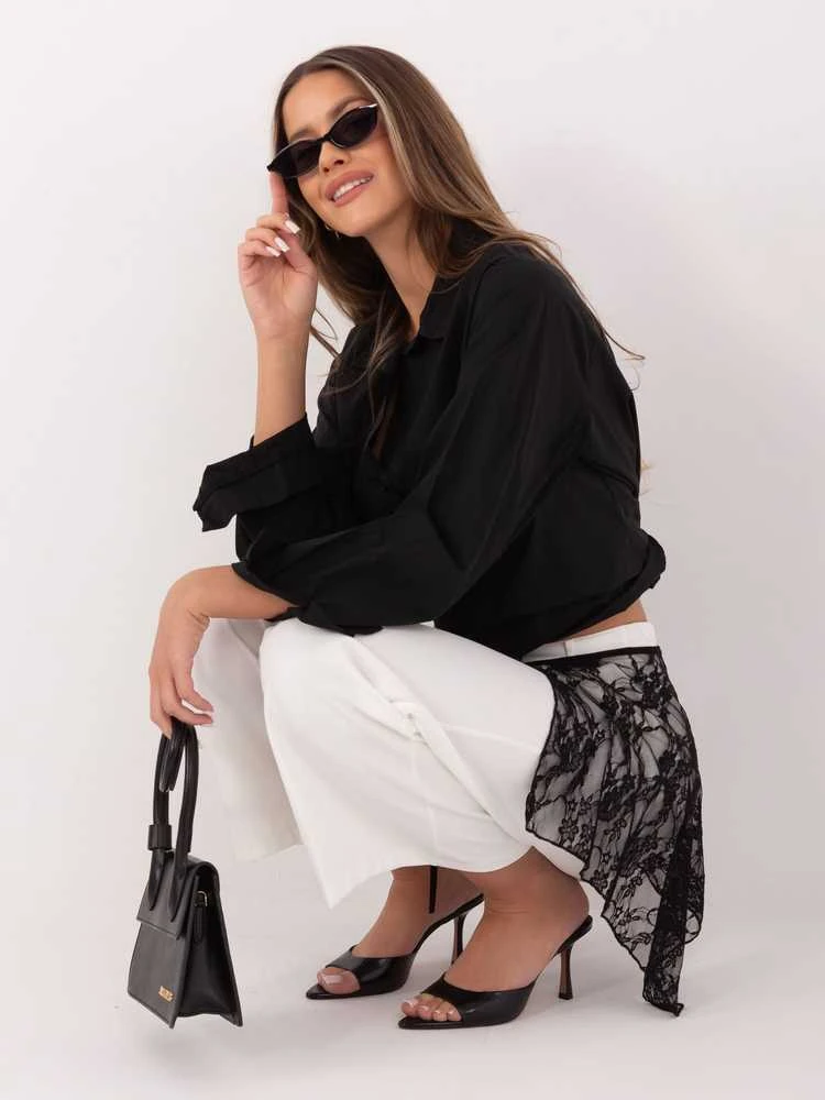 Juoda klasikinė moteriška palaidinė IT KS-97597.29