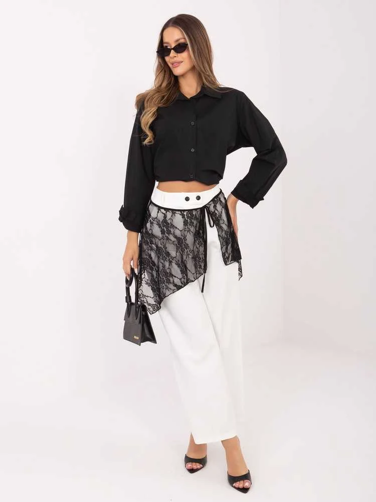 Juoda klasikinė moteriška palaidinė IT KS-97597.29