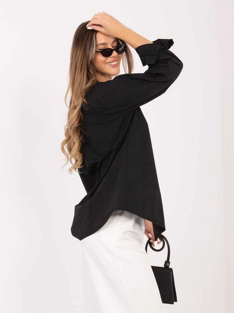 Juoda klasikinė moteriška palaidinė IT KS-97597.29