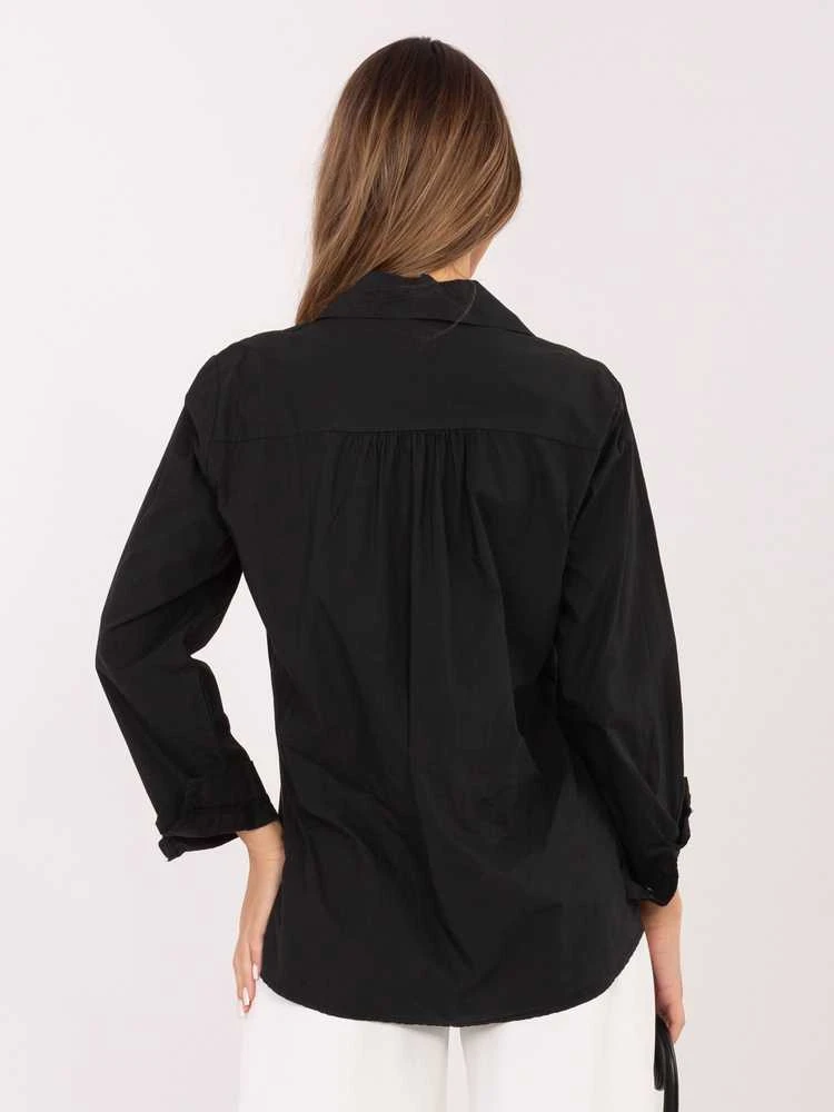 Juoda klasikinė moteriška palaidinė IT KS-97597.29