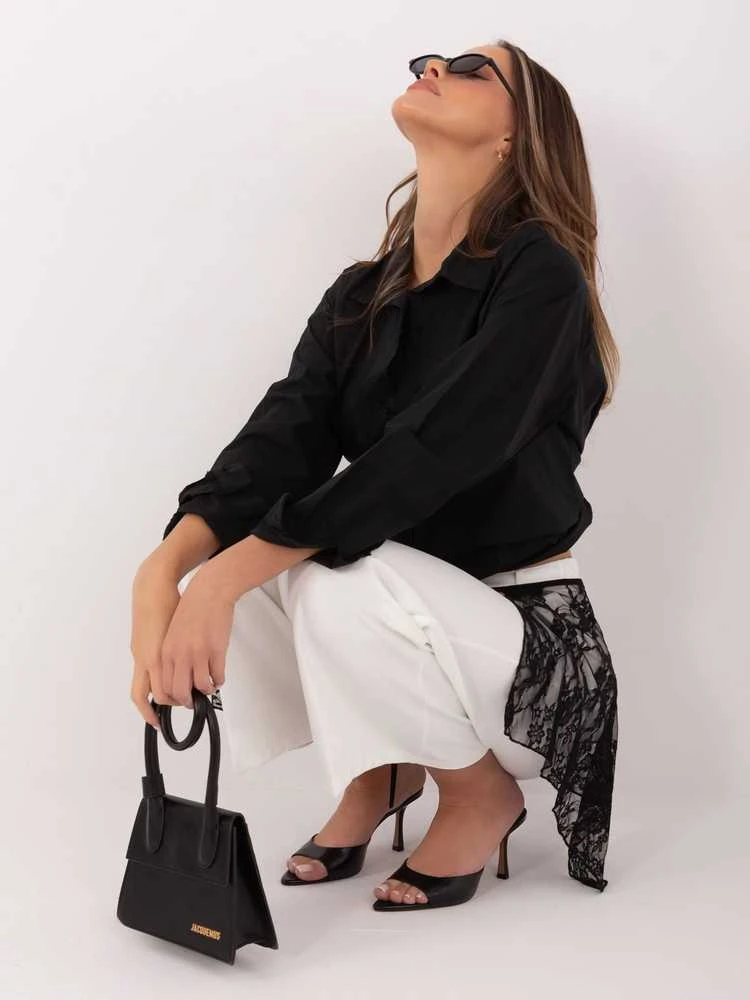 Juoda klasikinė moteriška palaidinė IT KS-97597.29