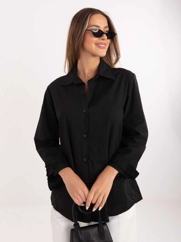 Juoda klasikinė moteriška palaidinė IT KS-97597.29