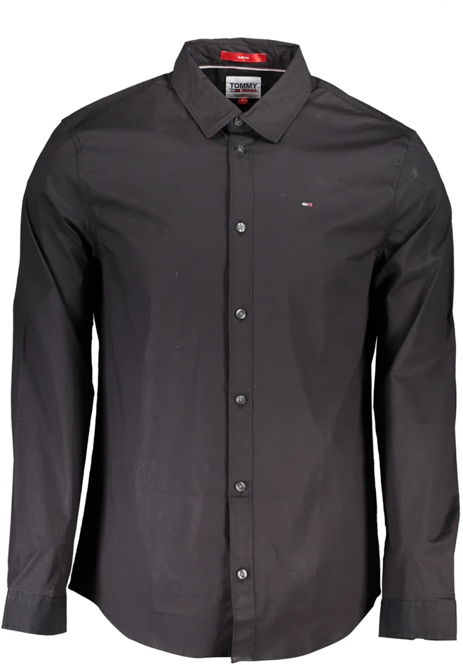 Juoda koszula vyriška Tommy Hilfiger DM0DM04405