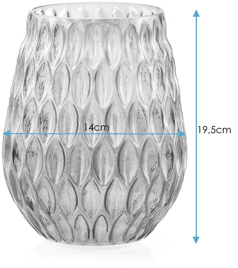 AmeliaHome Juoda LED dekoracija Madrid 14 x 19,2 cm