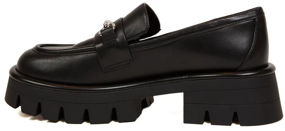 Juoda moterims półbuty loafers Michael Kors 49S6CRFP4L