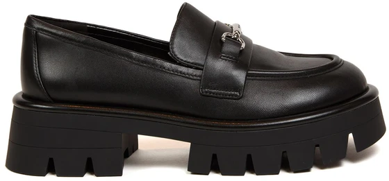 Juoda moterims półbuty loafers Michael Kors 49S6CRFP4L