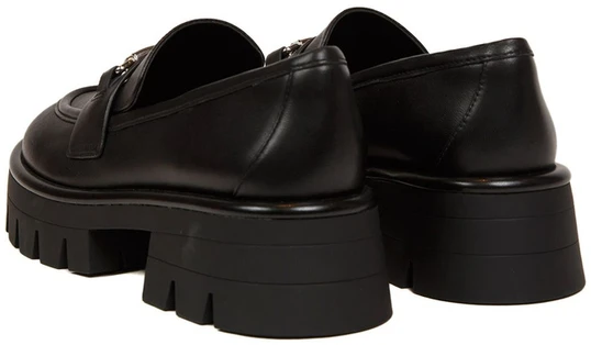 Juoda moterims półbuty loafers Michael Kors 49S6CRFP4L