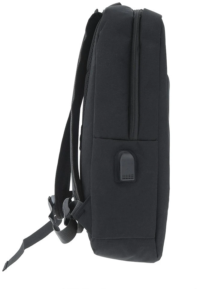 Juoda nešiojamojo kompiuterio kuprinė su USB jungtimi Tellur Nomad 15,6"