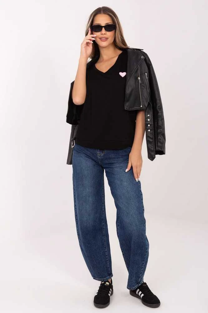 Juoda oversize palaidinė