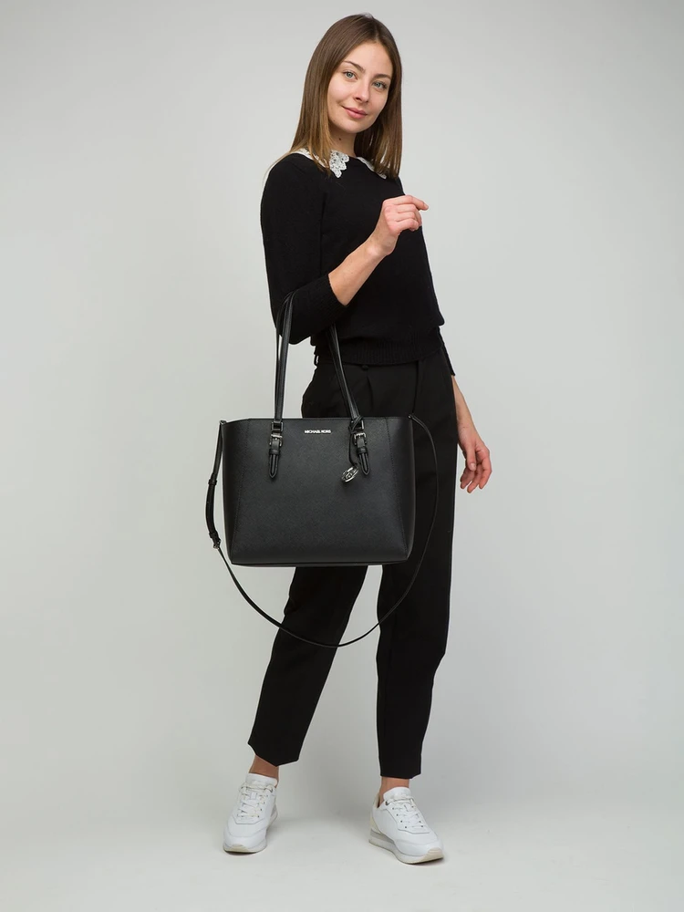 Juoda poliesterinė Michael Kors 35R3SCFT3T tote rankinė