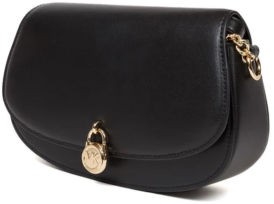Juoda skórzana listonoszka Michael Kors 35T5GIMM8L