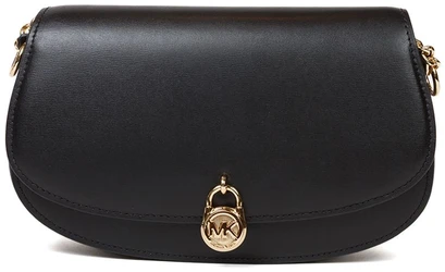 Juoda skórzana listonoszka Michael Kors 35T5GIMM8L