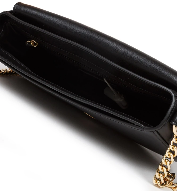 Juoda skórzana listonoszka Michael Kors 35T5GIMM8L