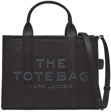 Juoda skórzana torebka tote Marc Jacobs H004L01PF21