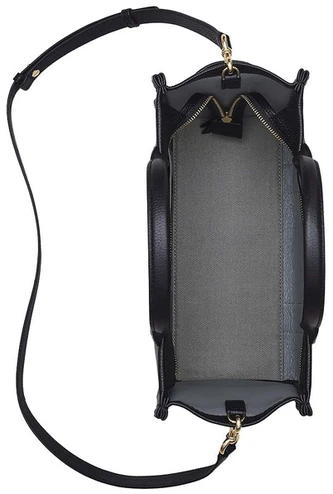 Juoda skórzana torebka tote Marc Jacobs H004L01PF21