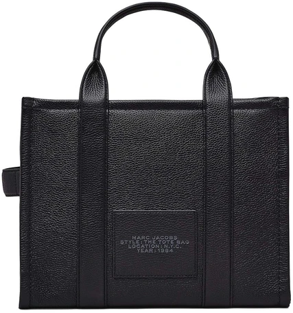Juoda skórzana torebka tote Marc Jacobs H004L01PF21
