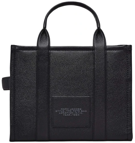 Juoda skórzana torebka tote Marc Jacobs H004L01PF21