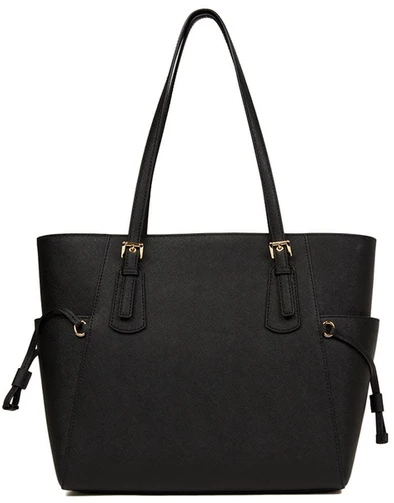 Juoda skórzana torebka tote Michael Kors 35S5GV6T7L