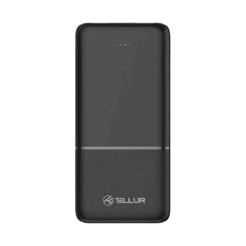 Tellur Juodas 10000 mAh išorinis akumuliatorius
