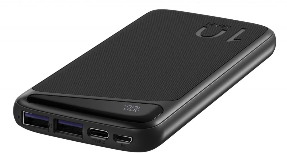 Juodas 10000 mAh powerbankas Navitel PWR10 MX