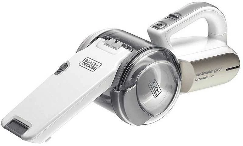 Dulkių siurblys Black & Decker Juodas & Decker Vacuum cleaner bagless, handheld Juodas & Decker Pivot PV1820L-QW (35W, baltos spalvos)