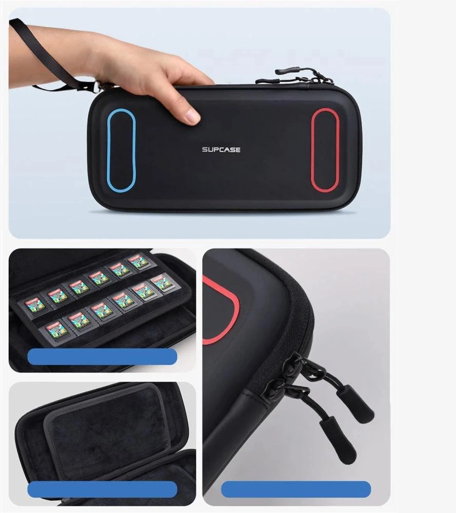 Juodas apsauginis dėklas Nintendo Switch 2 konsolei Supcase