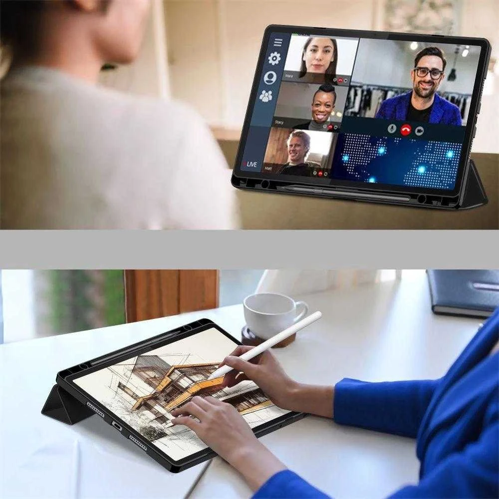 „Tech-Protect SC“ rašiklio dėklas, skirtas „Lenovo Idea Tab Pro / Pro MT 12.7 TB-373“ - Juodas
