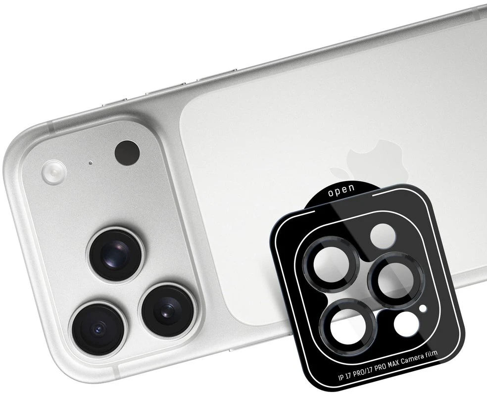 Apsauginis stikliukas kamerai 3mk Lens Pro Apple iPhone 17 Pro/17 Pro Max juodas