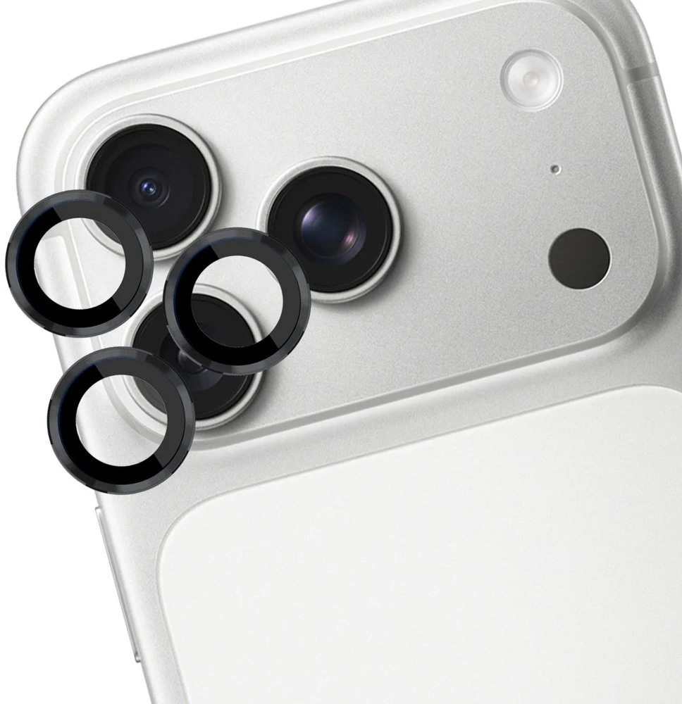 Apsauginis stikliukas kamerai 3mk Lens Pro Apple iPhone 17 Pro/17 Pro Max juodas
