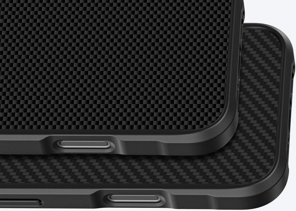 Nezatříděno „AmazingThing Titan Max“ dėklas su 1500D aramidiniu pluoštu, skirtas „iPhone 16 Pro Max“ – Juodas