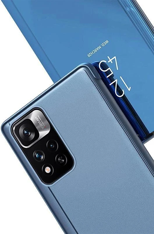 Hurtel Clear View dėklas skirtas Realme 9 Pro + (9 Pro Plus), juodas