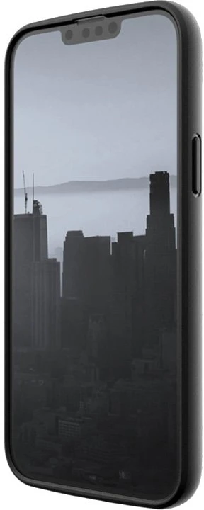 Juodas biologiškai skaidus dėklas iPhone 14 Plus, X-Doria Raptic Slim