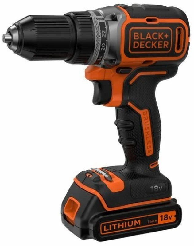 Black & Decker BD ATSUKTUKAS 18V BL186KB 52Nm 2x1,5Ah BL