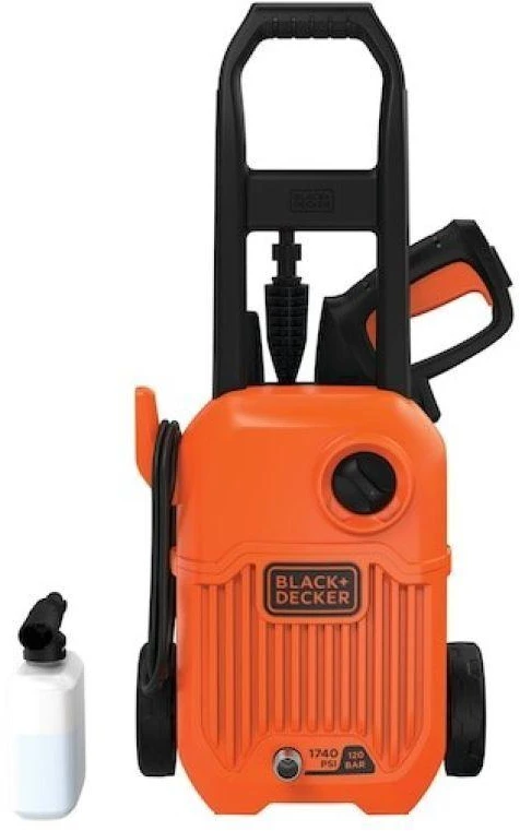 Black & Decker Juodas &amp; DECKER Juodas+DECKER AUKŠTO SLĖGIO PLOVYKLA 1650W BEPW1650 120bar