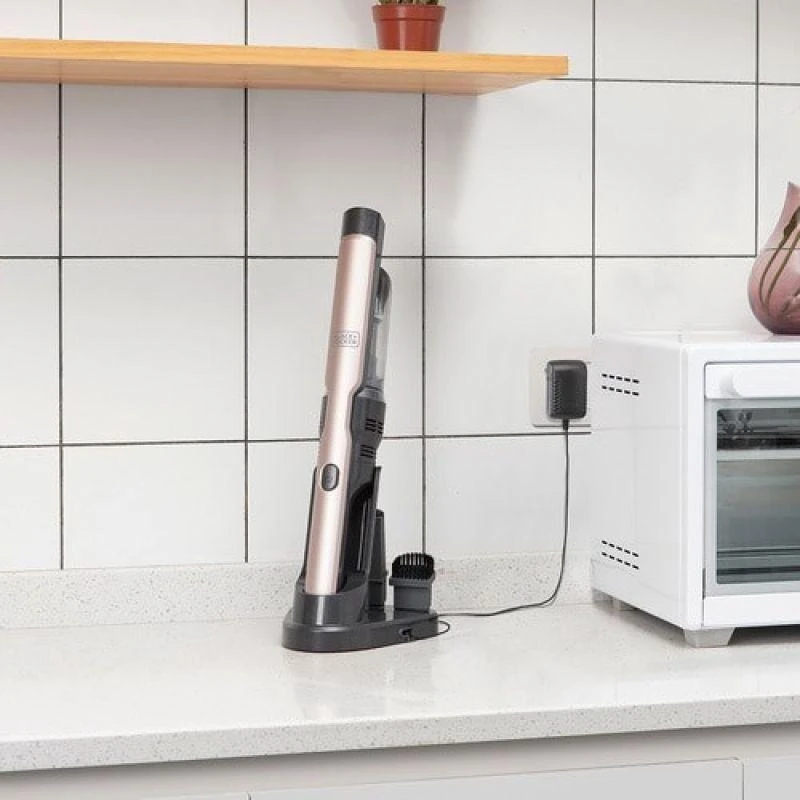 Dulkių siurblys Black & Decker Juodas & Decker Akumuliatorinis siurblys Juodas & Decker DVC320BRG-QW; 12 V; 2x2,0 Ah akum.+ pakrovėjas