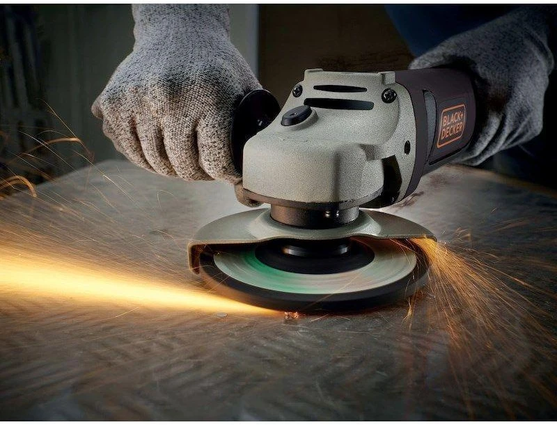 Black & Decker Juodas + DECKER KAMPINIS ŠLIUOTUVAS 125mm 1200W KG1202K