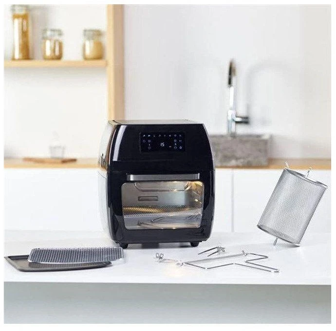 Gruzdintuvė Black & Decker Juodas & Decker Air fryer with orkaitė Juodas & Decker BXAFO1200E (1700W)