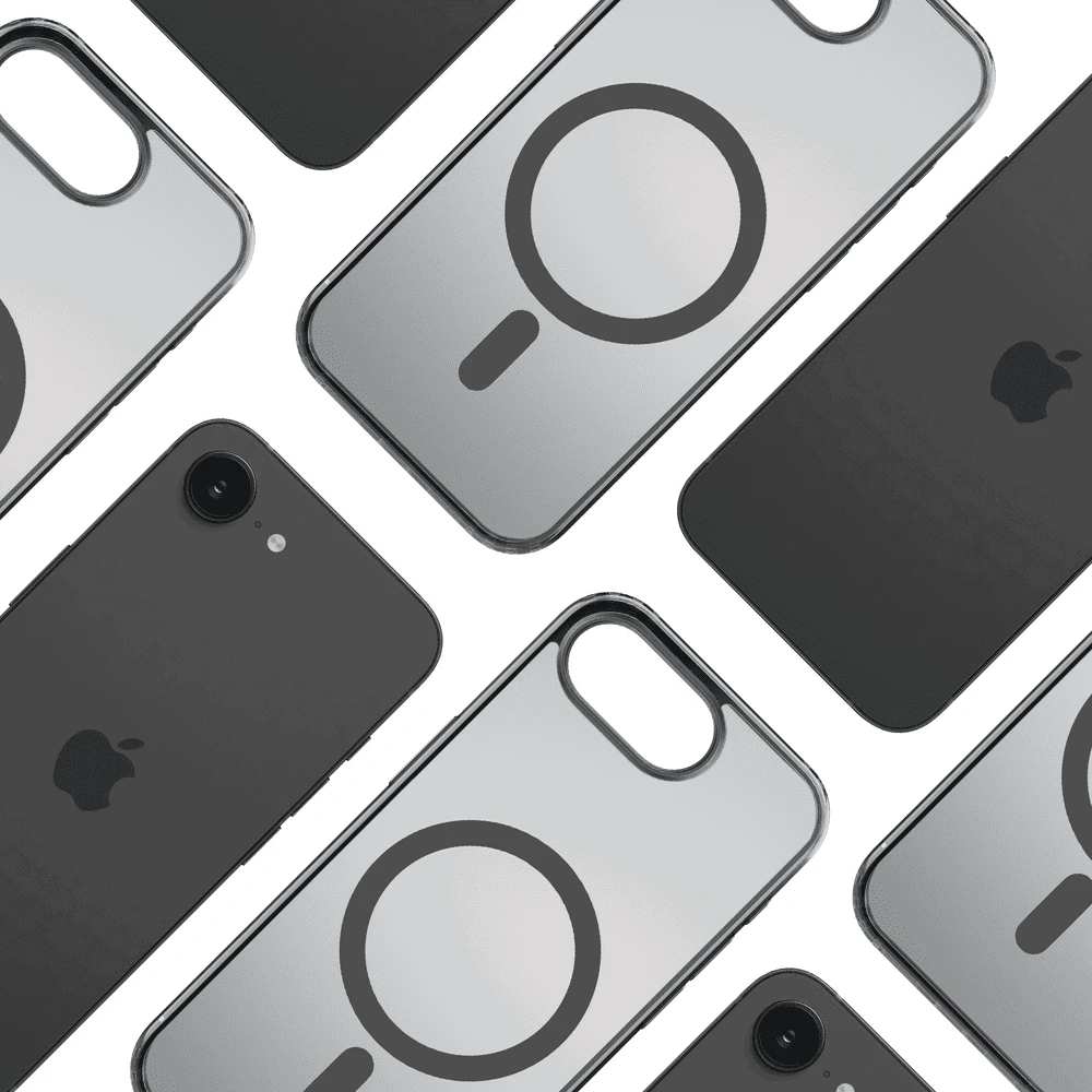 Dėklas 3Mk Apsauginis 3mk „Frosty MagCase“, skirtas iPhone 16E - Juodas