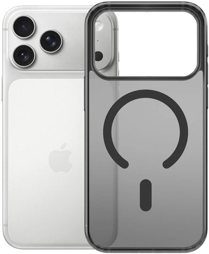 Dėklas 3mk Frosty MagCase Apple iPhone 17 Pro juodas