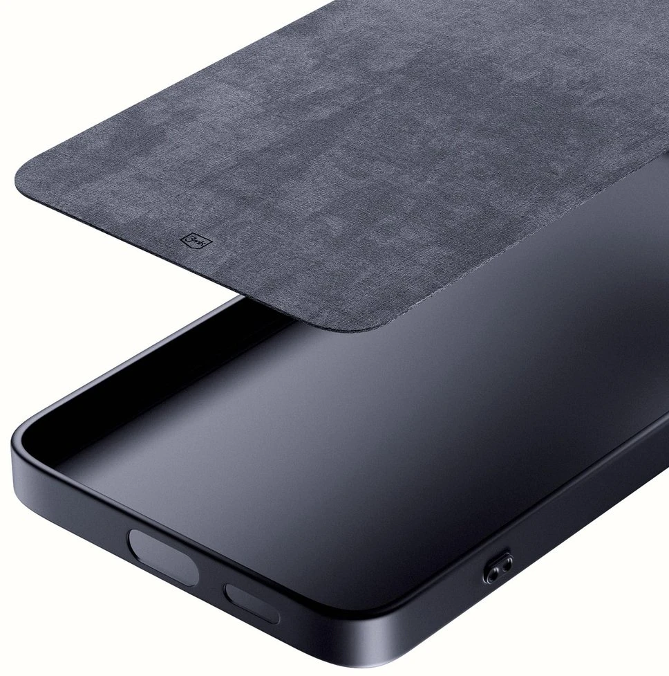 3Mk Apsauginis 3mk matinis dėklas „Pro“, skirtas „iPhone 16“ - matinis juodas