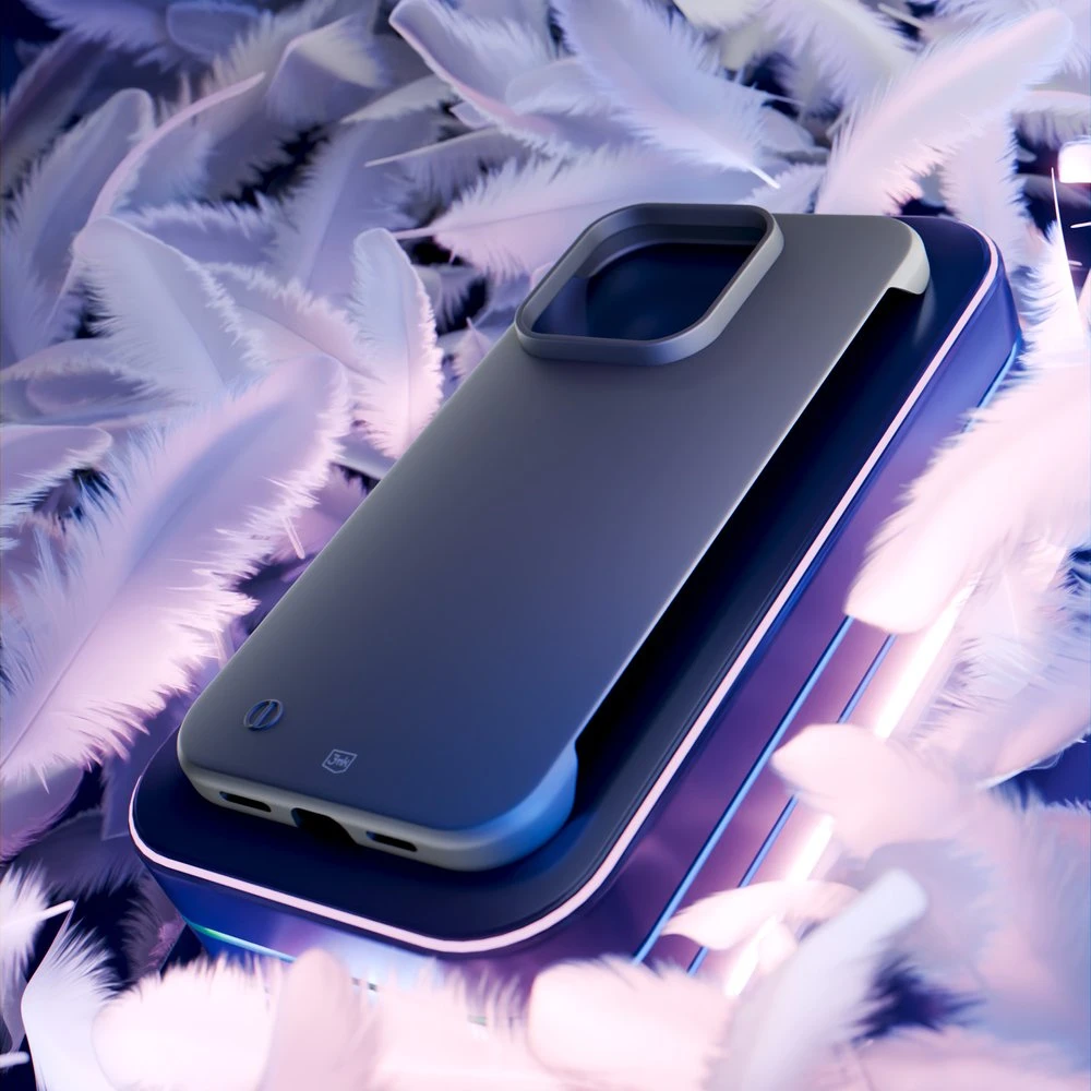 3Mk Protection 3mk Just20g matinis dėklas, skirtas iPhone 16 Pro – matinės juodos spalvos