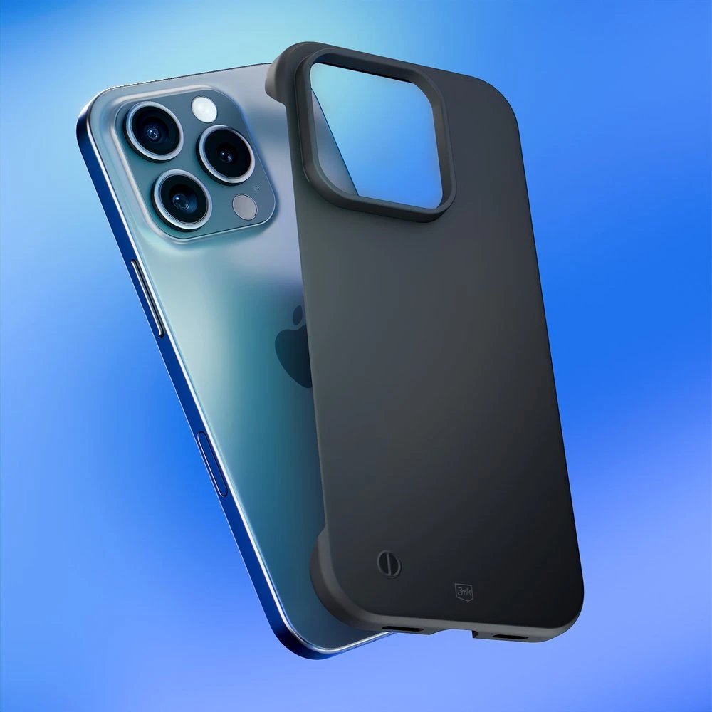 3Mk Protection 3mk Just20g matinis dėklas, skirtas iPhone 16 Pro – matinės juodos spalvos