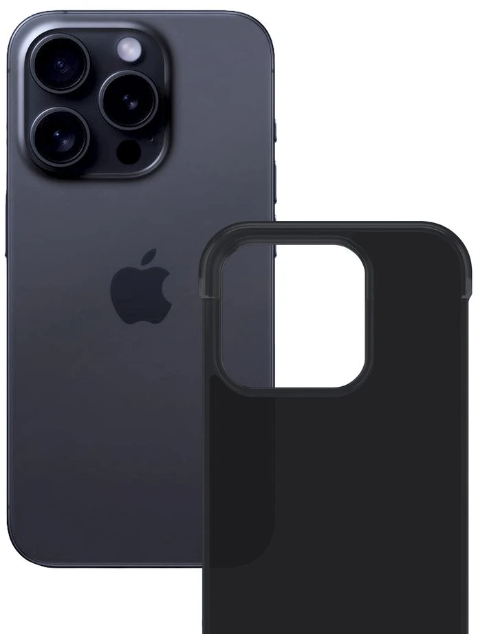 3Mk Protection 3mk Just20g matinis dėklas, skirtas iPhone 16 Pro – matinės juodos spalvos