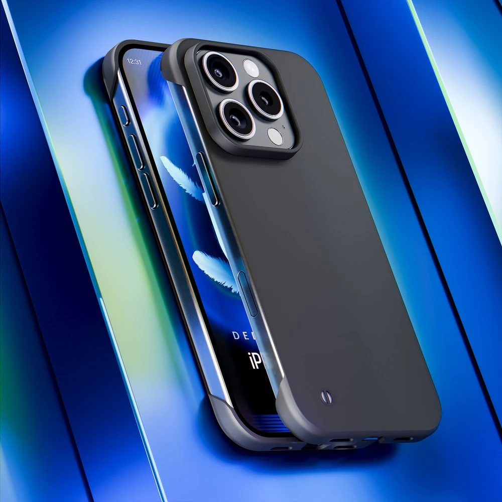 3Mk Protection 3mk Just20g matinis dėklas, skirtas iPhone 16 Pro – matinės juodos spalvos