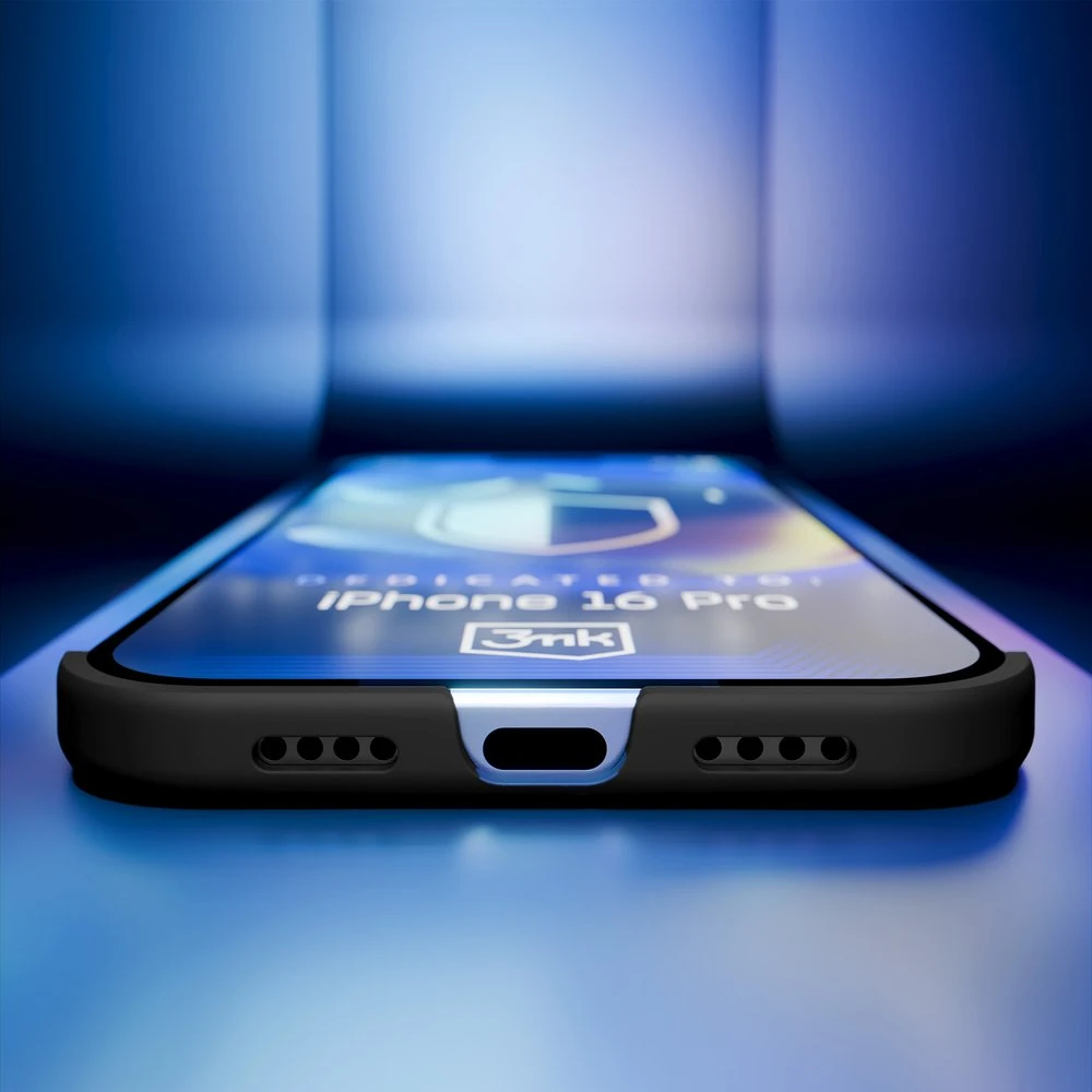 3Mk Protection 3mk Just20g matinis dėklas, skirtas iPhone 16 Pro – matinės juodos spalvos