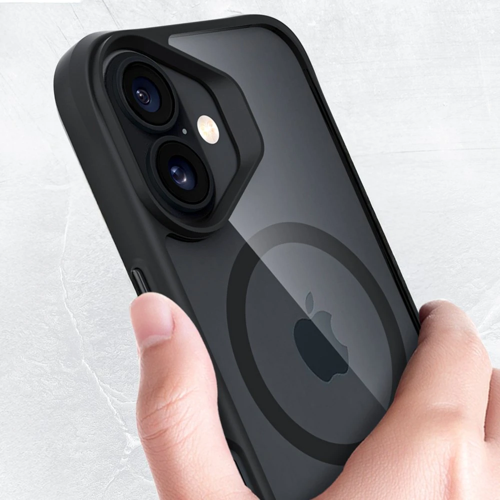 Dėklas 3Mk Apsauginis 3mk Satin Armor MagCase iPhone 17 - Juodas