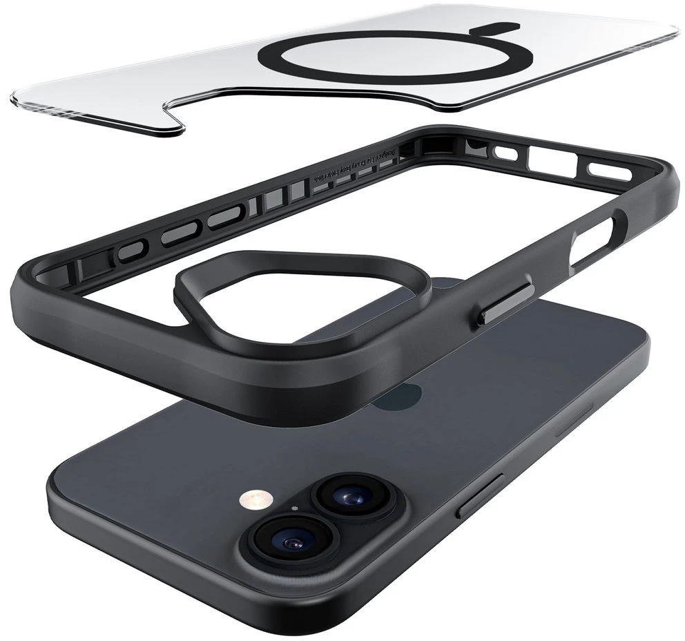 Dėklas 3Mk Apsauginis 3mk Satin Armor MagCase iPhone 17 - Juodas