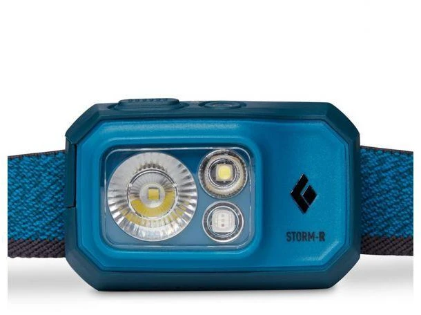Black Diamond Juodas Diamond STORM 500-R priekinis žibintas, mėlynas