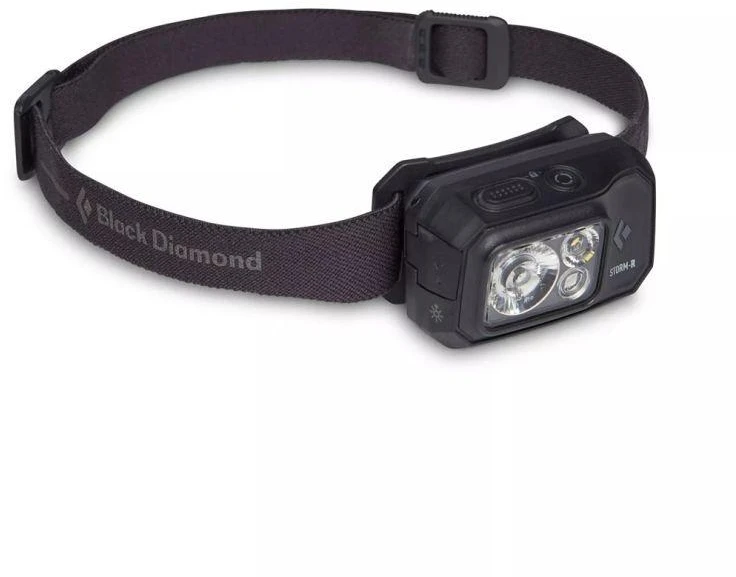 Black Diamond Juodas Diamond STORM 500-R priekinis žibintas, mėlynas