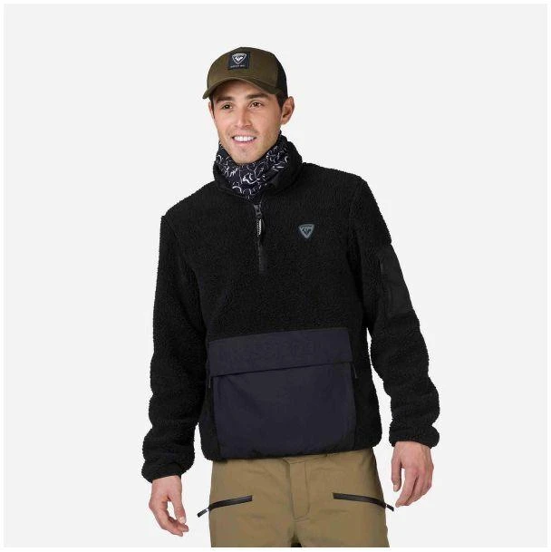 Juodas Fleece Anorak Rossignol